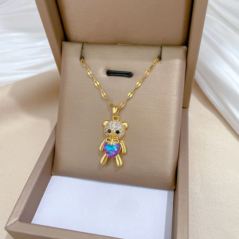 Moon Geometric Stainless Steel Stainless Steel Necklaces