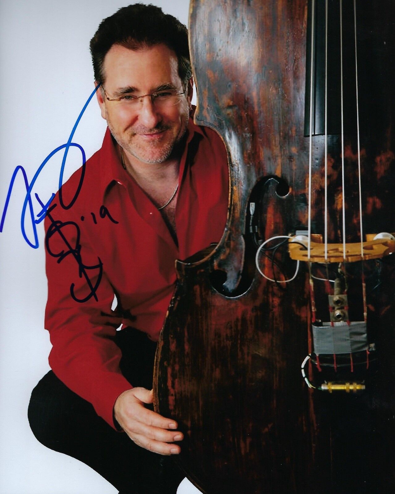 GFA Wood Metal Jazz Bassist * BRIAN BROMBERG * Signed 8x10 Photo Poster painting PROOF B3 COA