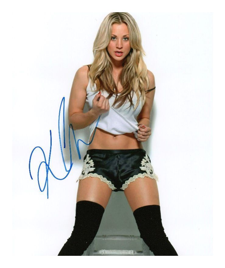 KALEY CUOCO AUTOGRAPHED SIGNED A4 PP POSTER Photo Poster painting PRINT 4