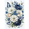 Flowers And Butterfly-14CT Stamped Cross Stitch 40*60cm/15.75*23.62in tapestrymarket