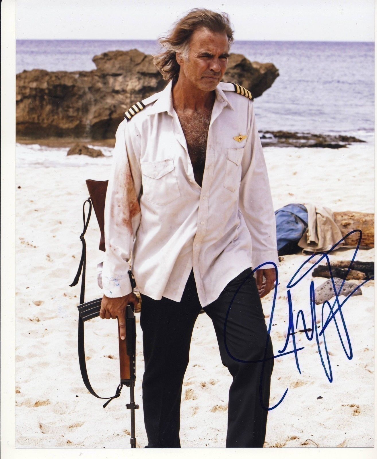 Jeff Fahey Autograph LOST Signed 10x8 Photo Poster painting AFTAL [3824]