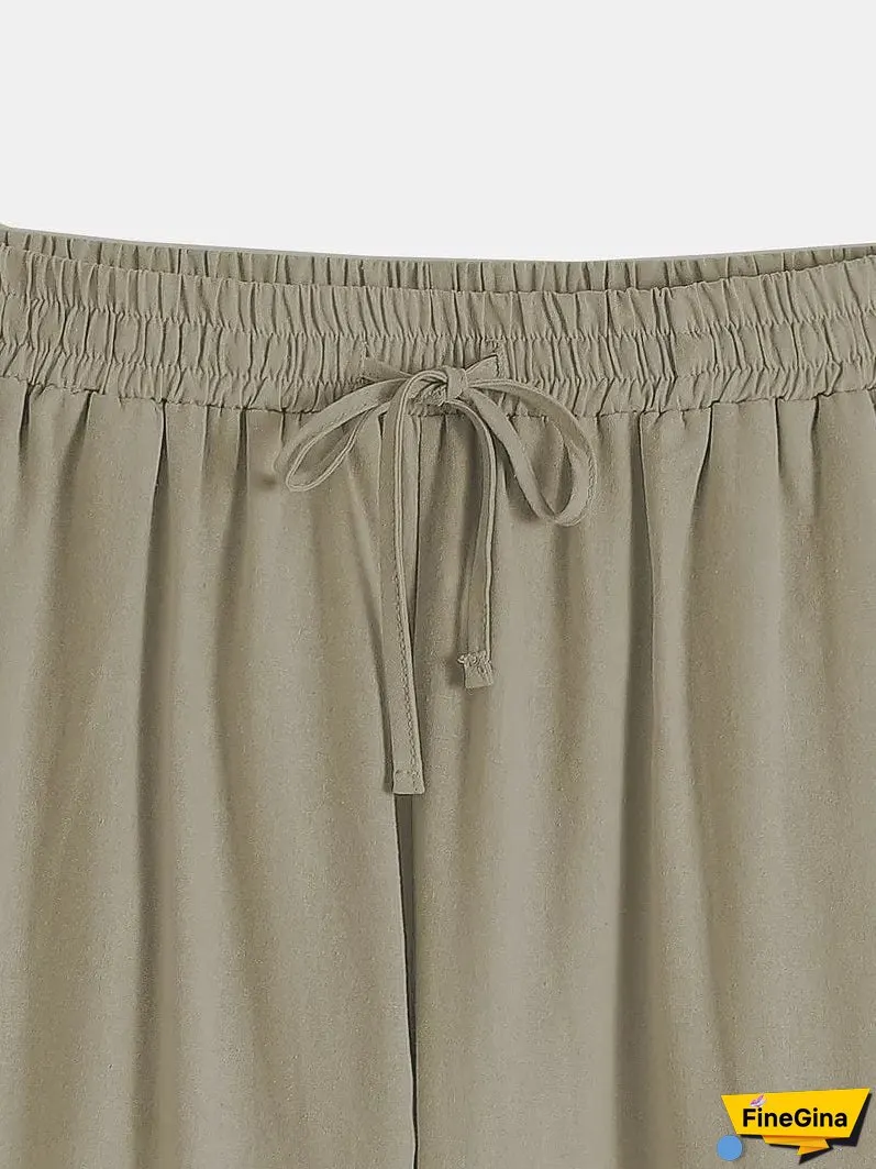 Bohemian Style Linen Pants