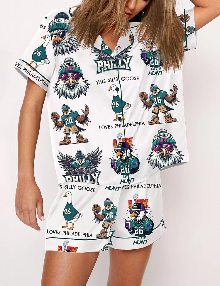 Women's Philadelphia Football Super Bowl Champions 2025 Pajama Set