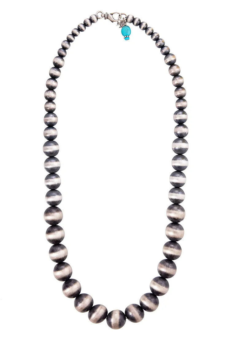 Necklace, Bead, desert Pearls, 24", Lisa Chavez, 1132