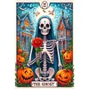 (40*60cm)Skull Pumpkin Tarot - Full Round Drill Diamond Painting