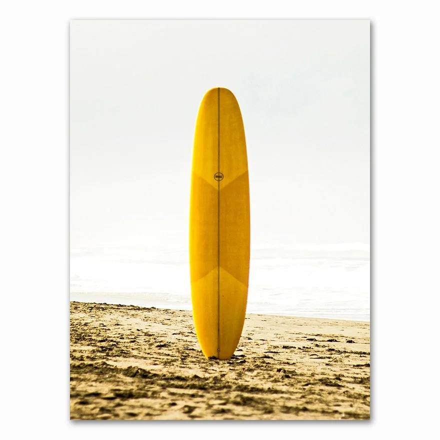 California Print Set Surf Wall Art Canvas Painting Beach Posters Surfboard Prints Coastal Decor Paintings for Living Room Wall