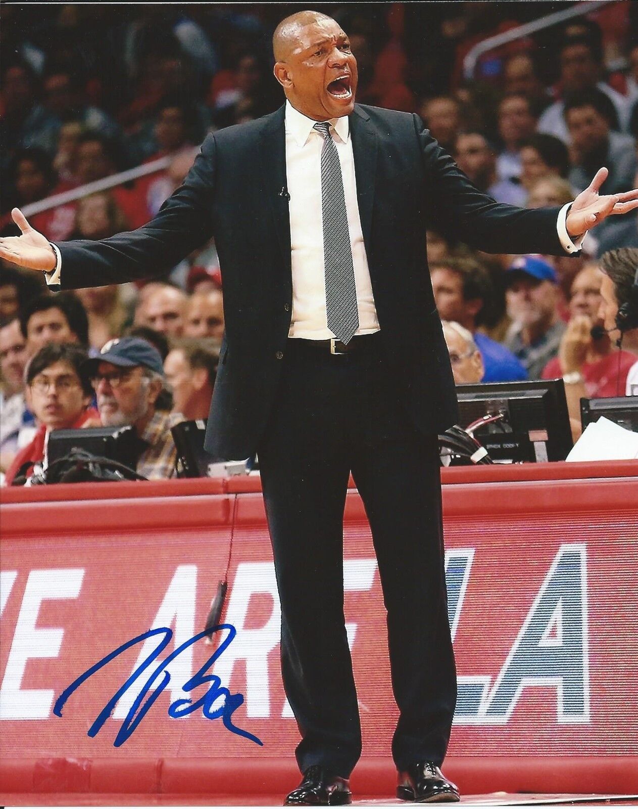 DOC RIVERS signed autographed LOS ANGELES CLIPPERS 8x10 Photo Poster painting w/COA