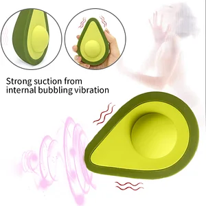 Avocado Vibrator for Clitoral Stimulation with 10 Vibration Modes