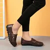 Gioiacombo&trade; Scarpe casual in pelle con velcro comfort da donna