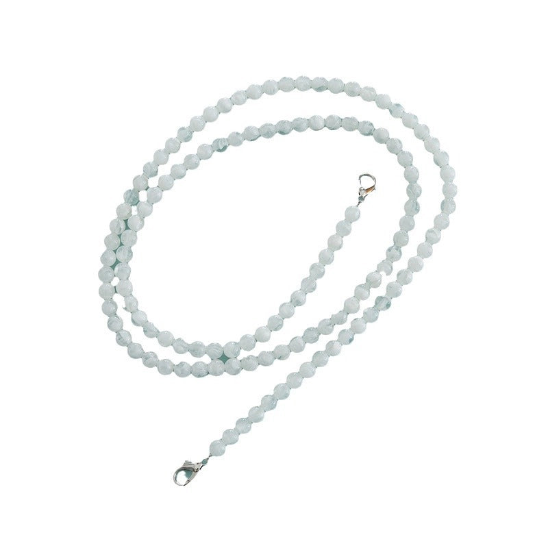 Arylic Color Block Solid Color Bag Chain