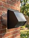 6/8 Inch Steel Hooded Wall Vent with Screen and Damper Wall Vent Cover Cap Exterior Air Exhaust for Kitchen HVAC Duct Dryer Vent