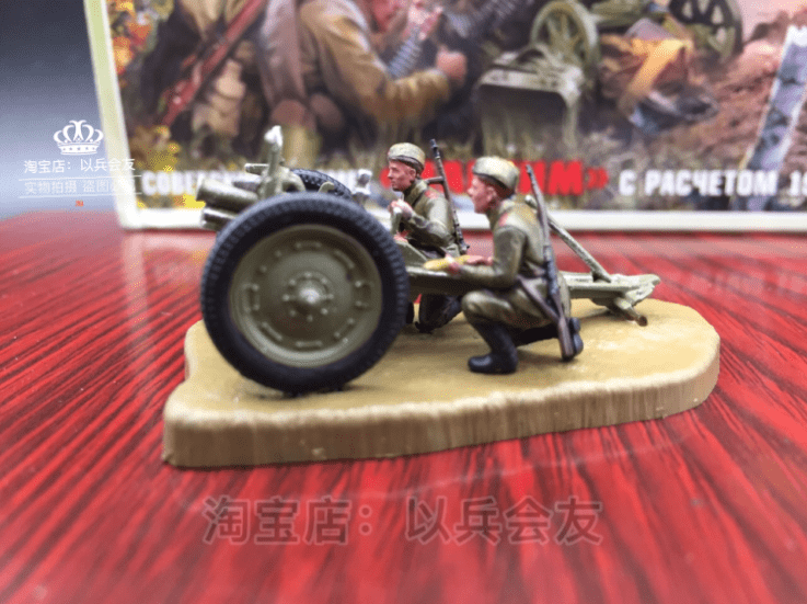 pornhint Pornhint Painted Red Star ZVEZDA 6145 1/72 World War II Soviet 76-mm gun with artillery