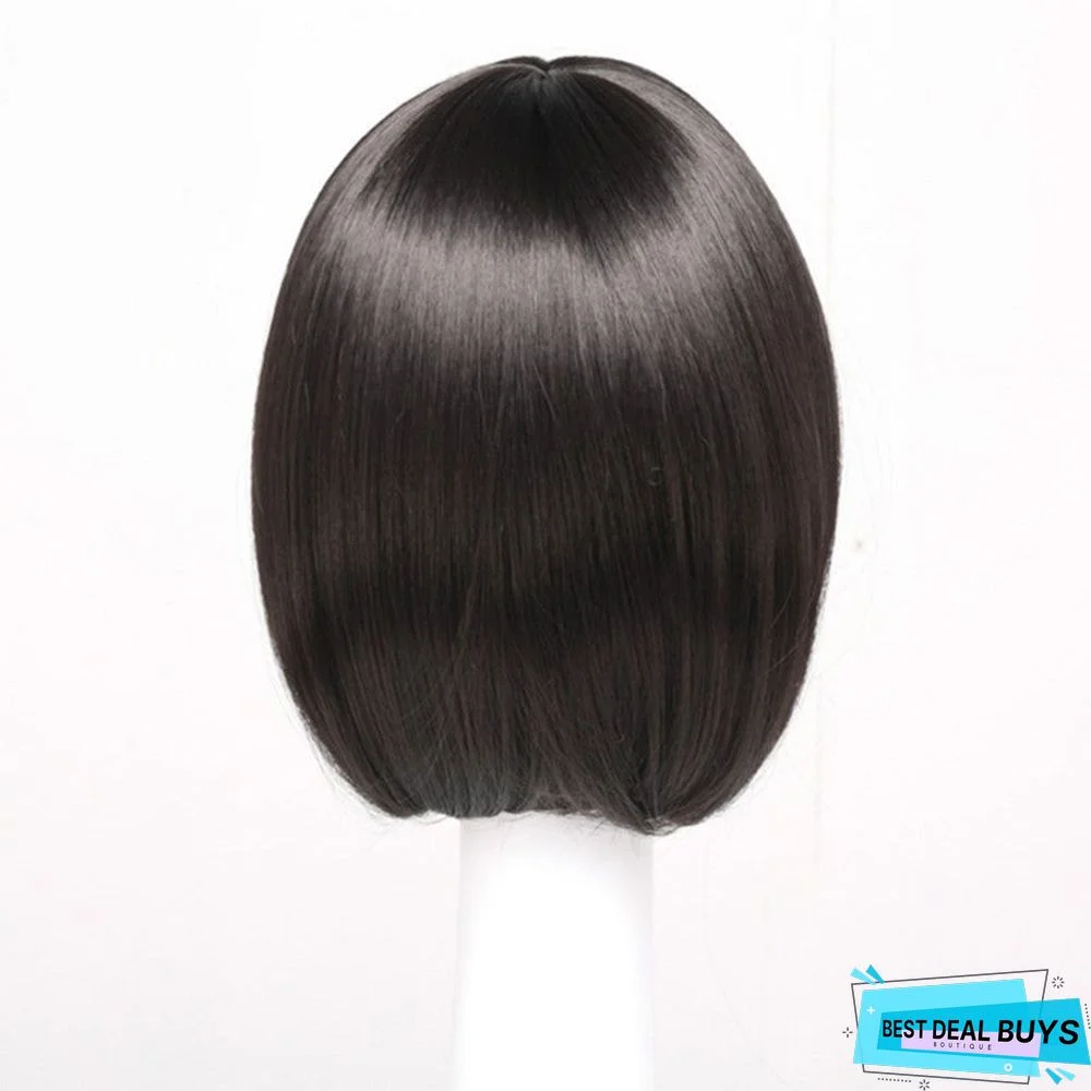 Female Short Straight Hair Bobo Head Bangs Short Hair Headgear