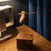 Handmade Wooden Swan/Narwhal Automaton