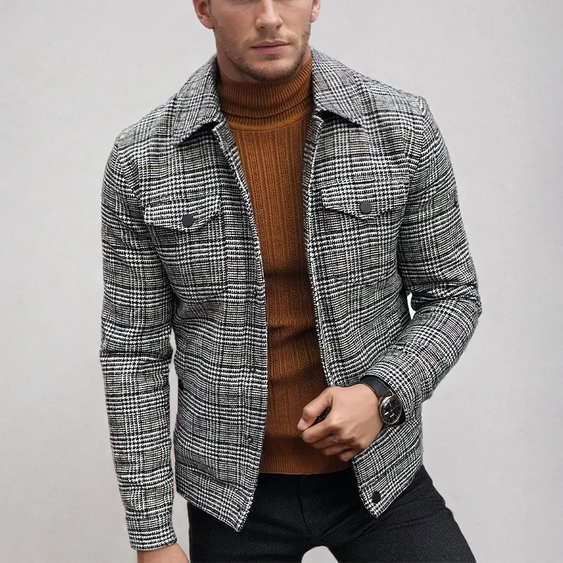 Men's Wool-Rich Tweed Blazer &ndash; Monaco Legacy Smart Tailoring &ndash; view 2