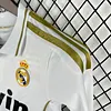 2011/2012 Retro Long Sleeve Real Madrid Home Football Shirt 1:1 Thai Quality Kids Size