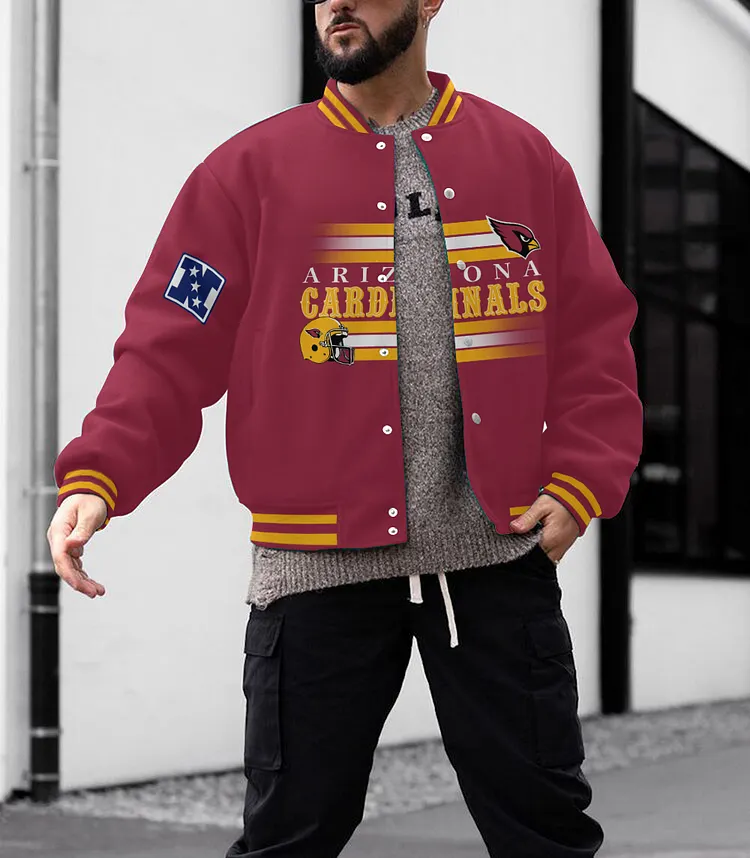 Arizona Cardinals Men's Limited Edition Full-Snap Casual Jacket