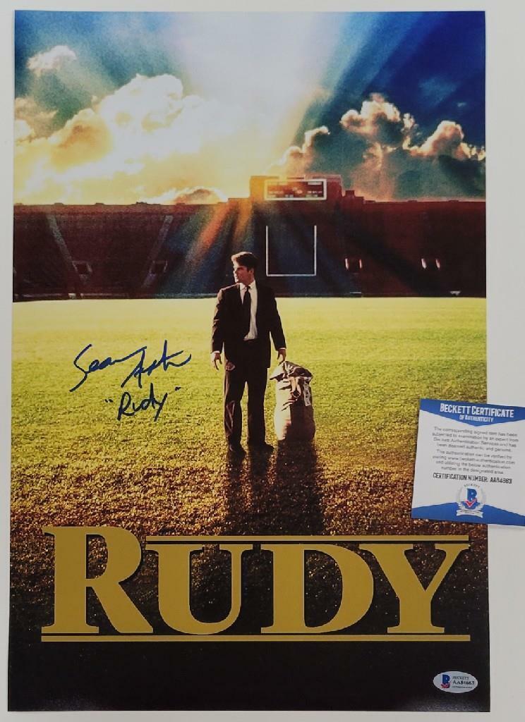 Sean Astin signed Rudy