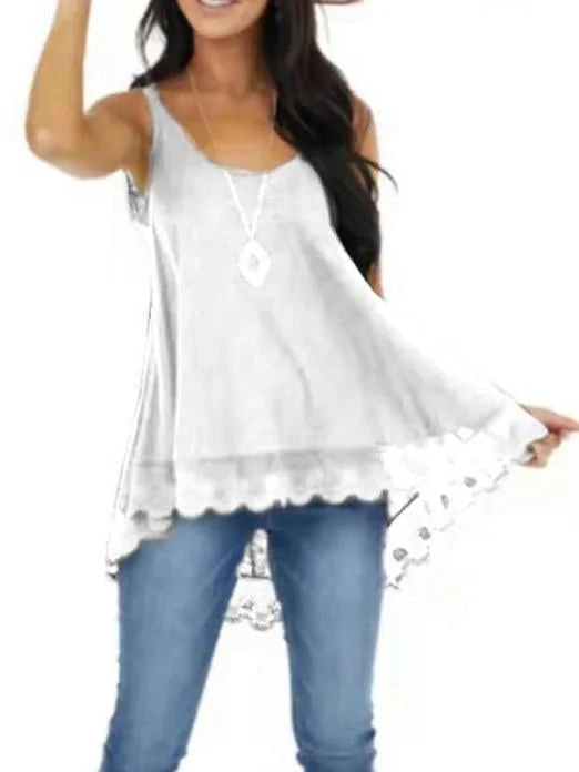 Women Half Sleeve V-neck Solid Color Dress