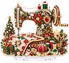 DIY Special Shape Diamond Painting Pearl Art Desk Ornament Xmas Decor Kit