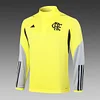 Joyfball 2024/2025 Flamengo Half-Pull Training Suit Yellow Football Shirt 1:1 Thai Quality