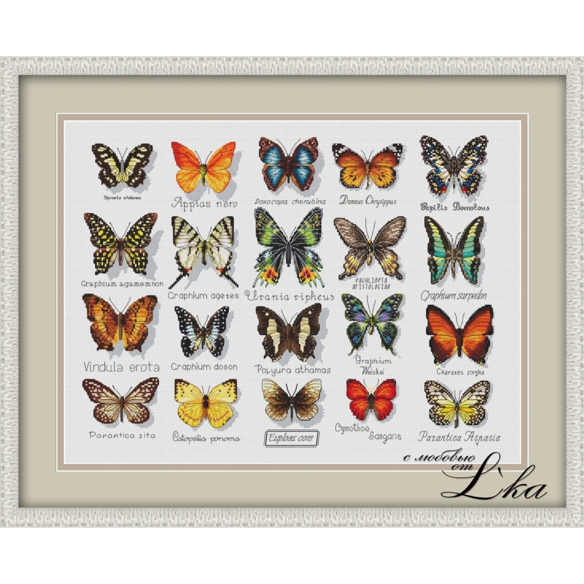 1set DIY Printed Cross Stitch Kit, 【CC2859 Butterfly Collection】 Painting Fairy Cross Stitch