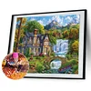 Diamond Painting -DIY Full Square Drill Waterfall House