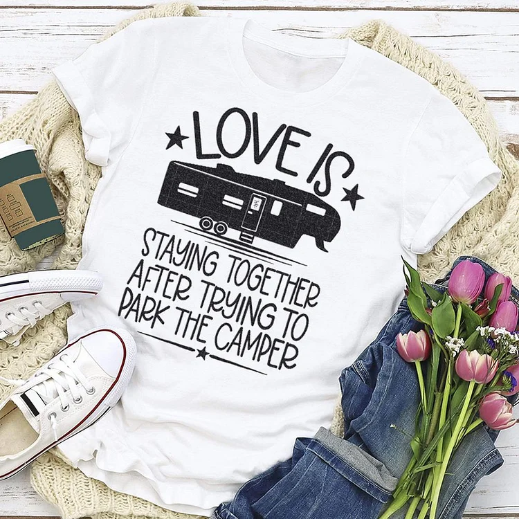 LOVE IS    T-shirt Tee -02664-Annaletters