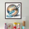 Sunset At Seaside Cup-11CT Stamped Cross Stitch 40*40cm/15.75*15.75in