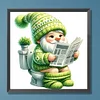 Diamond Painting-DIY Full Round Drill Toilet Gnome