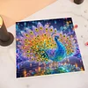 (Pre-Framed)Peacock-Special Shape Diamond Painting Kit(25x25cm)