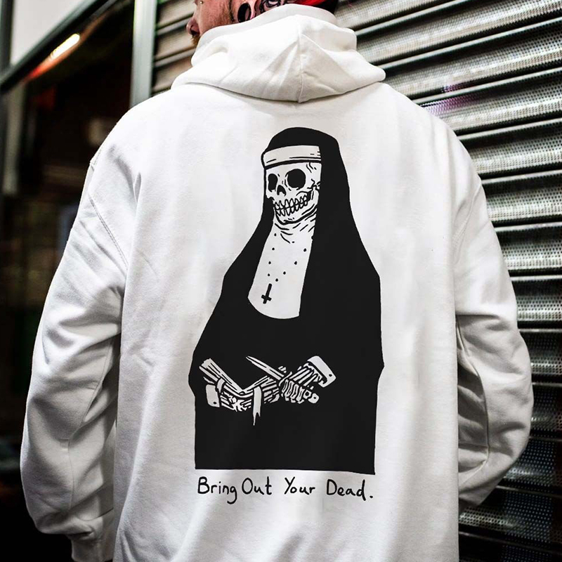 Bring Out Your Dead Printed Men's Casual Hoodie