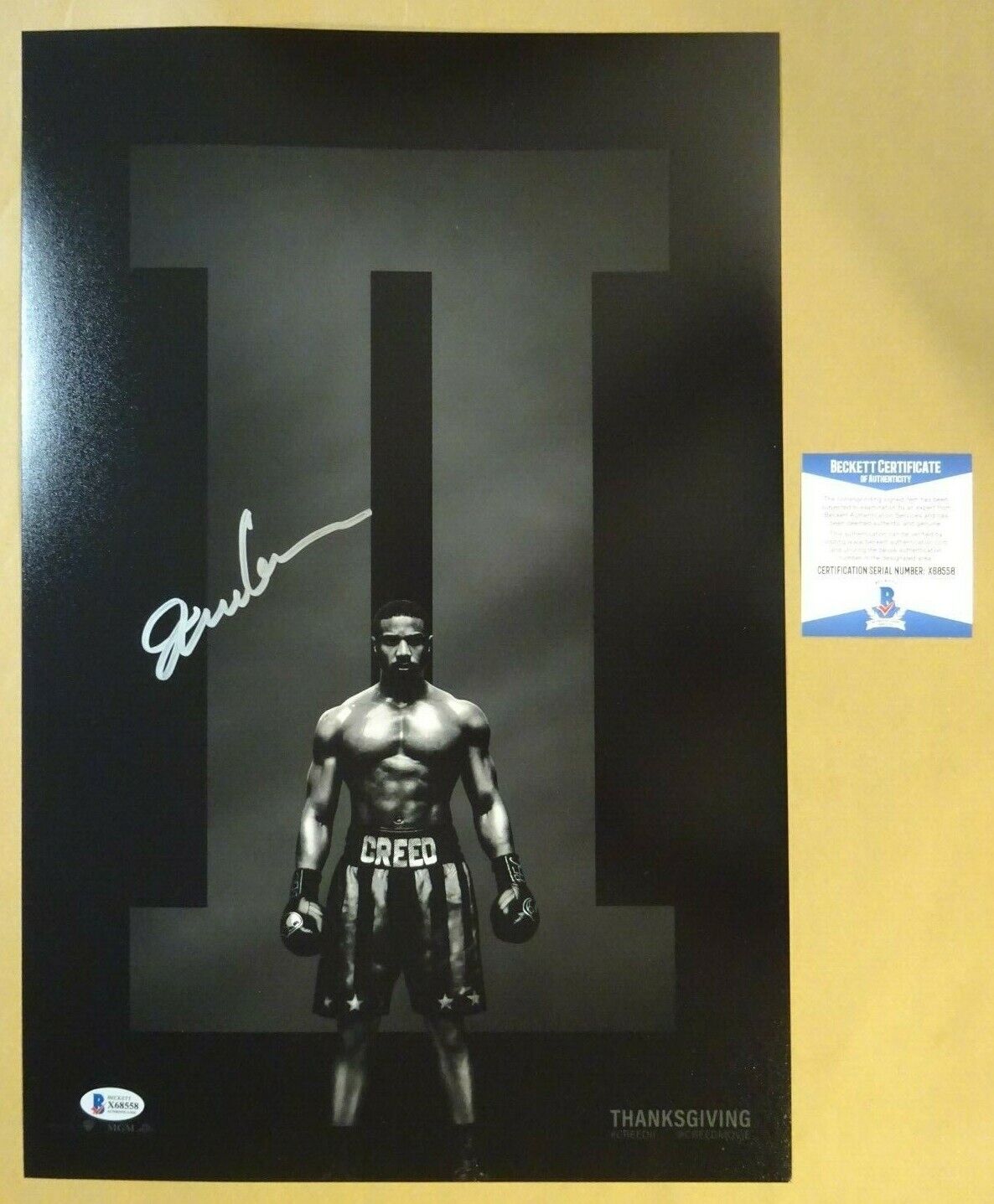 Signed IRWIN WINKLER Autographed CREED II 12x18