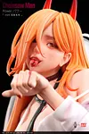 1/4 Scale Wedding ver. Power & Pochita - Chainsaw Man Resin Statue - ZaoHua Studio