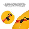 Inflatable Life Jacket Adult Round Buoys Rescue Waist Ring for Kayaking Swimming
