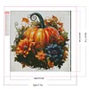 (40*40cm)Pumpkin - Round Partial AB Drill Diamond Painting