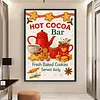 Hot Cocoa Coffee Bar-11CT Stamped Cross Stitch 40*60cm (Big Size)