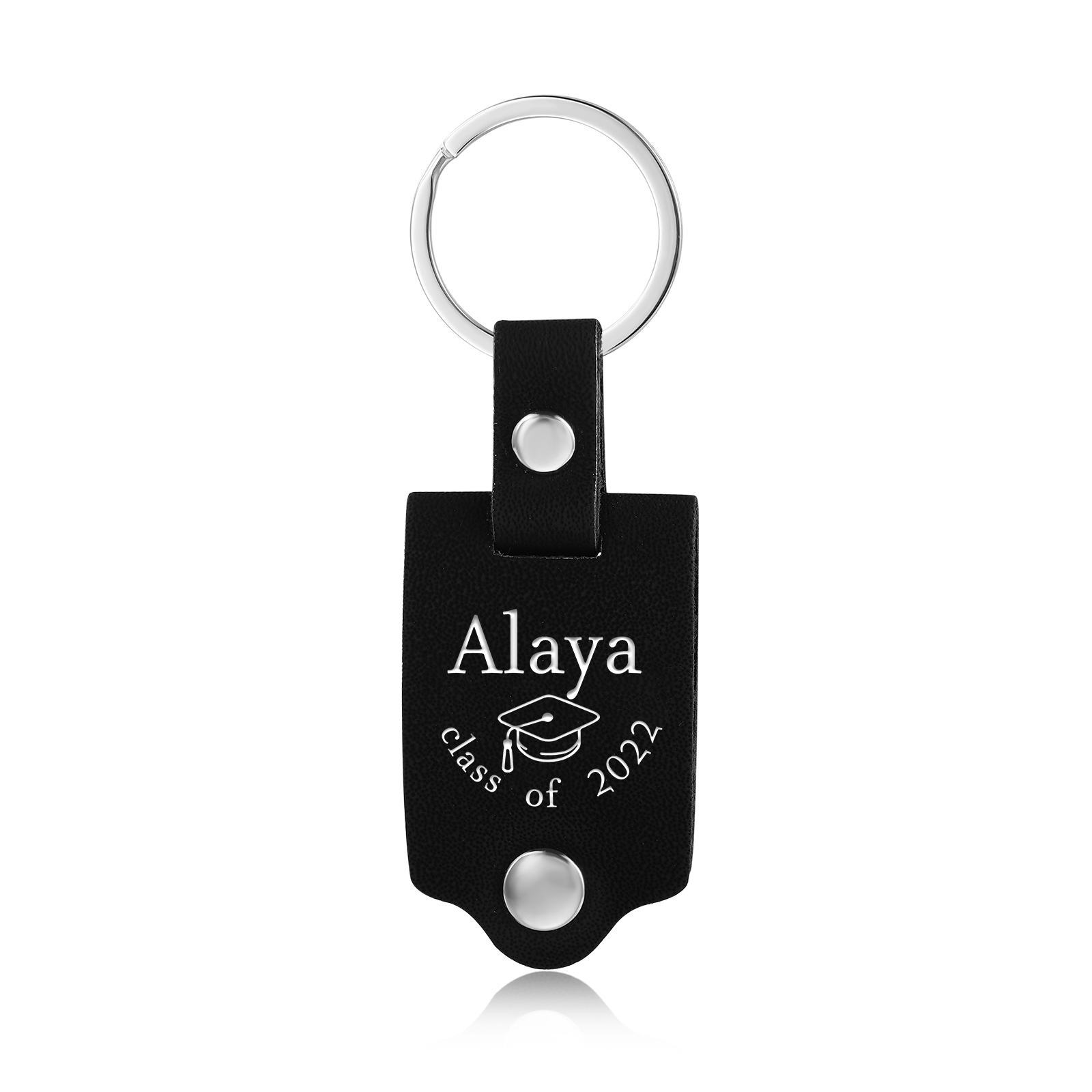 Personalised Graduation Leather Keychain Custom Name & Photo Keychain Graduation Gift - Be Who You Are-Jessemade AU