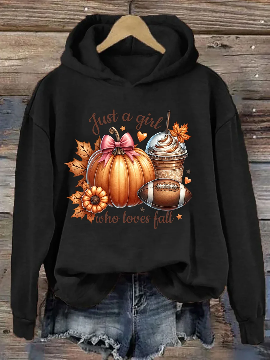 Just A Girl Who Loves Fall Hoodie