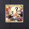 Crane Glass Painting-Full Round Diamond Painting 40*40CM