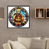 Pompiers-Peinture Diamant Ronde Complète-40*40CM