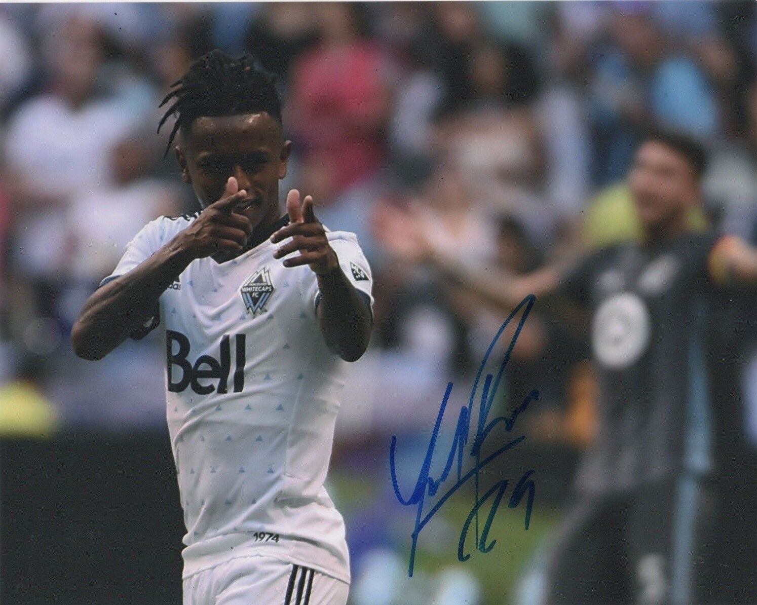 Vancouver Whitecaps Yordy Reyna Autographed Signed 8x10 Photo Poster painting COA B