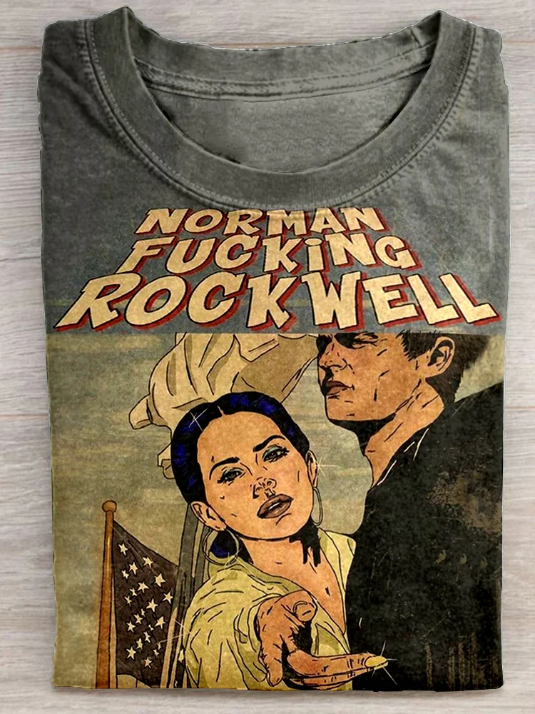 Eagerlys Norman Fucking Rock Well T-shirt Eagerlys