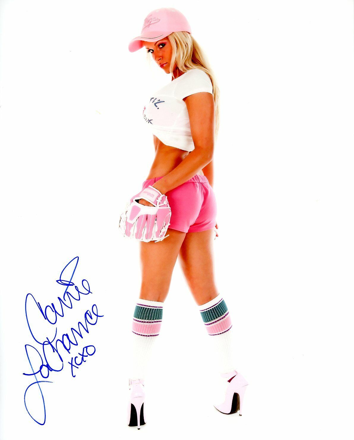 Carrie LaChance autographed 8x10S94