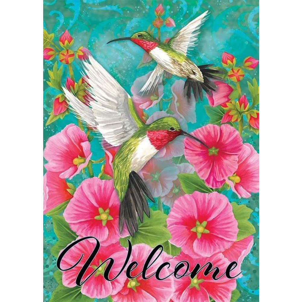 

Welcome - Round Drill Diamond Painting - 30*40CM, 501 Original
