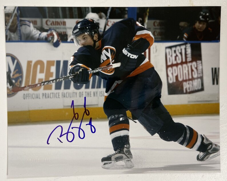 Bruno Gervais Signed Autographed Glossy 8x10 Photo Poster painting New York Islanders - COA Matching Holograms