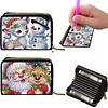 2pcs Animal Pattern Diamond Painting Fashion Card Holder Compact Coin Purse