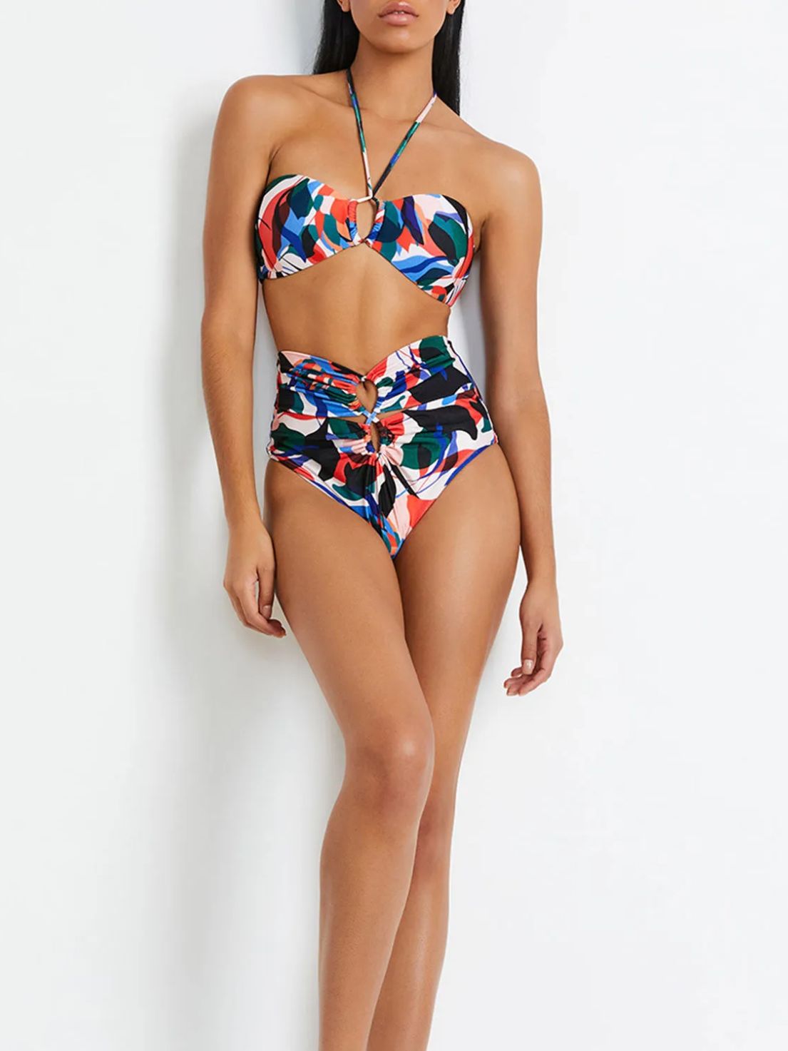 Fashion Beach Bikini And Skirt Set