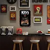 Kiss - Panneaux en &eacute;tain m&eacute;tallique(20*30cm/30*40cm) - Musique
