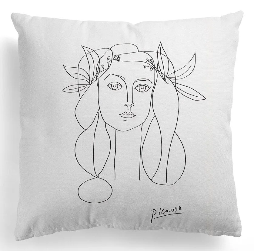 INS Nordic Black And White Abstract Geometric Cushion Cover Velvet Throw Pillowcase Bed Sofa Car Modern Home Decor Pillow Covers